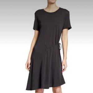 Current Elliot 100% Cotton Gray Cinch T shirt dress Size 1
